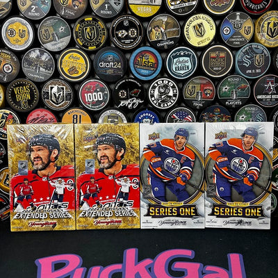 Puck Gal Card Breaks #2041: 2024-25 Extended & 2025-26 Series One YG Bounty Bonus