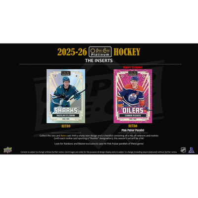 Puck Gal Card Breaks #2292: 2025-26 O-Pee-Chee Platinum Blaster Box Case Break (20 boxes)