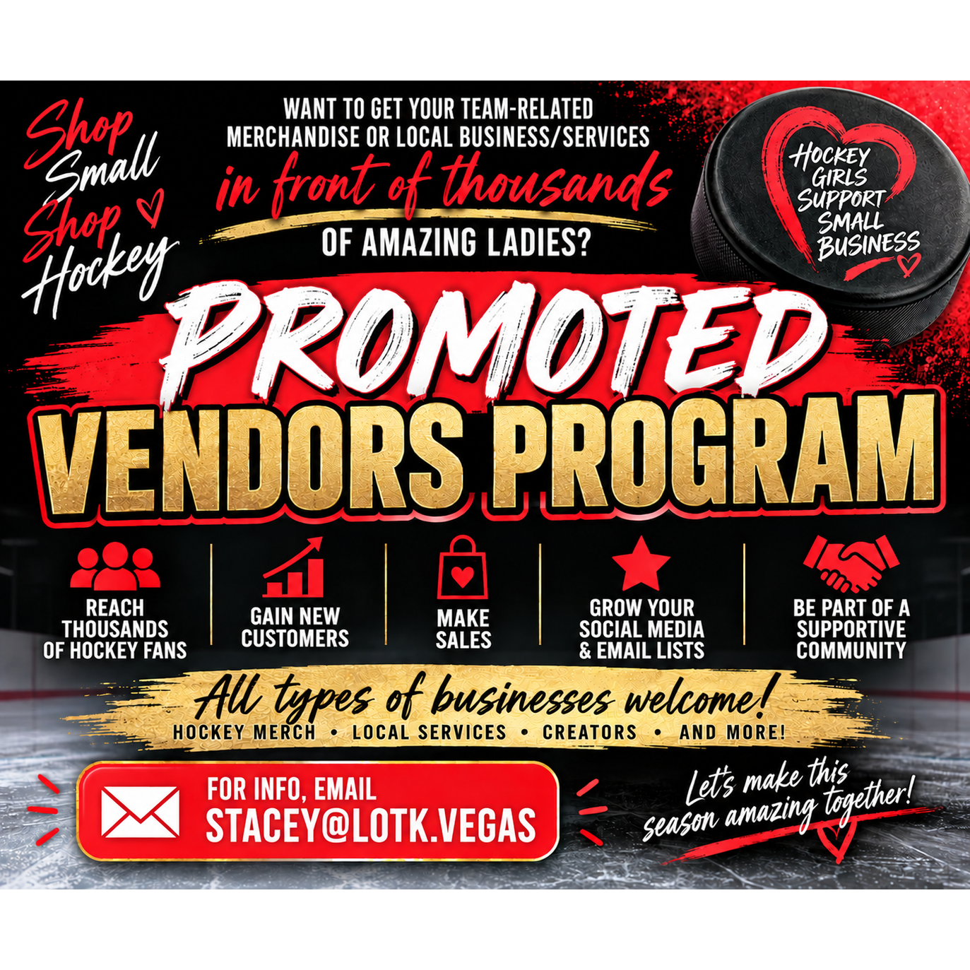 Promoted Vendors Program - Ladies of the NHL Groups