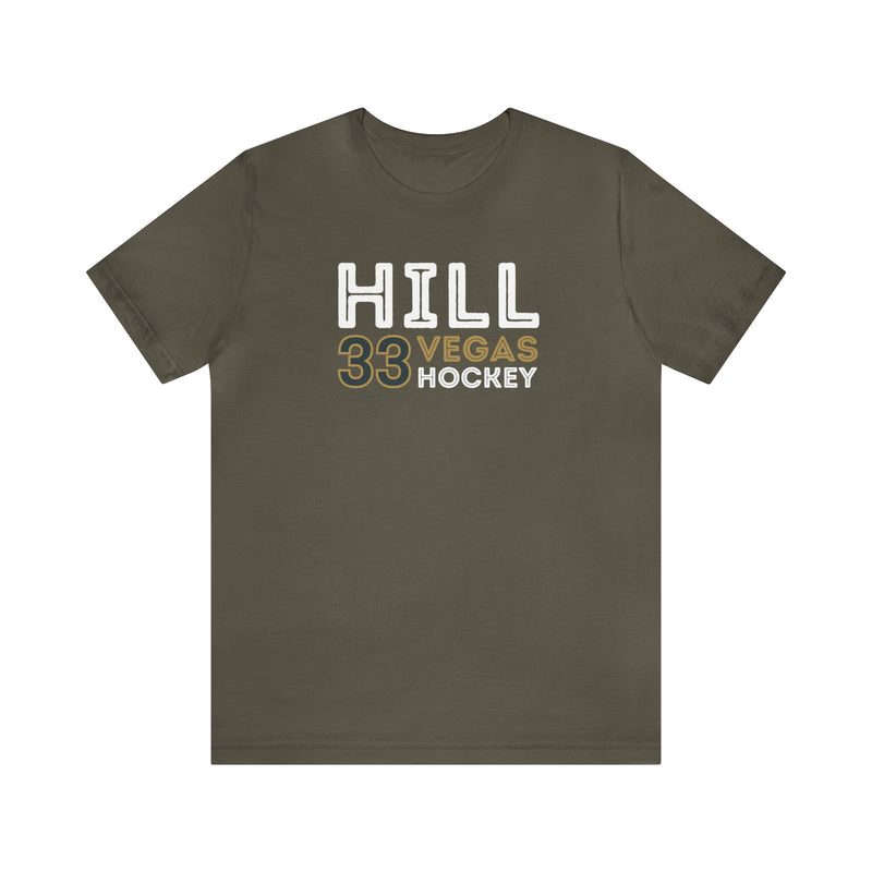 T-Shirt Adin Hill T-Shirt 33 Vegas Hockey Grafitti Wall Design Unisex