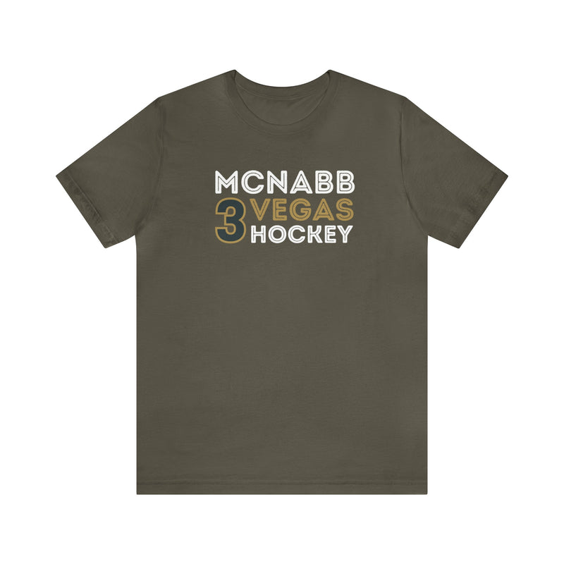 T-Shirt Brayden McNabb T-Shirt 3 Vegas Hockey Grafitti Wall Design Unisex