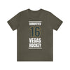 T-Shirt Dorofeyev 16 Vegas Hockey Steel Gray Vertical Design Unisex T-Shirt