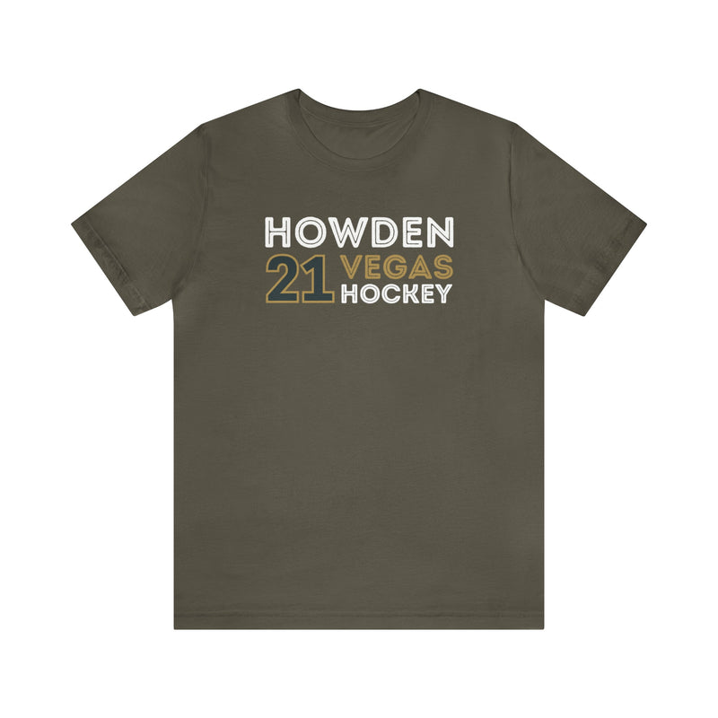T-Shirt Howden 21 Vegas Hockey Grafitti Wall Design Unisex T-Shirt