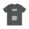 T-Shirt McNabb 3 Vegas Hockey Steel Gray Vertical Design Unisex T-Shirt