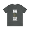 T-Shirt Roy 10 Vegas Hockey Steel Gray Vertical Design Unisex T-Shirt