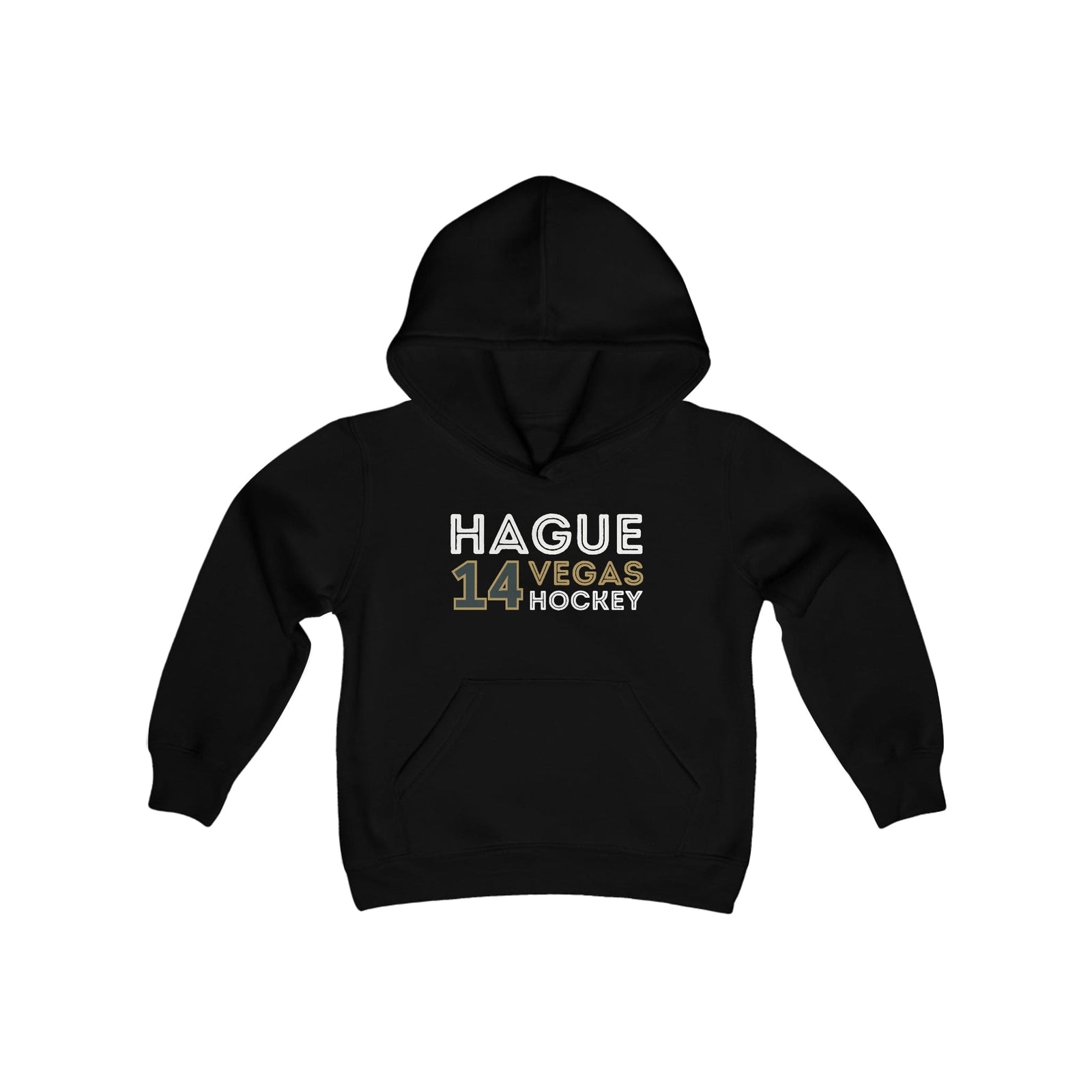 Kids clothes Hague 14 Vegas Hockey Grafitti Wall Design Youth Hooded Sweatshirt