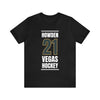 T-Shirt Howden 21 Vegas Hockey Steel Gray Vertical Design Unisex T-Shirt