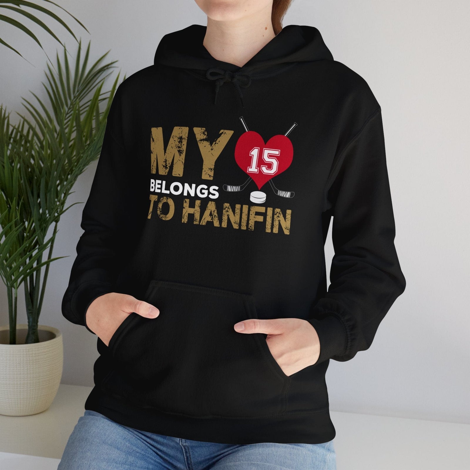 Hoodie My Heart Belongs To Hanifin Unisex Hooded Sweatshirt