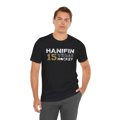 T-Shirt Noah Hanifin T-Shirt 15 Vegas Hockey Unisex Jersey