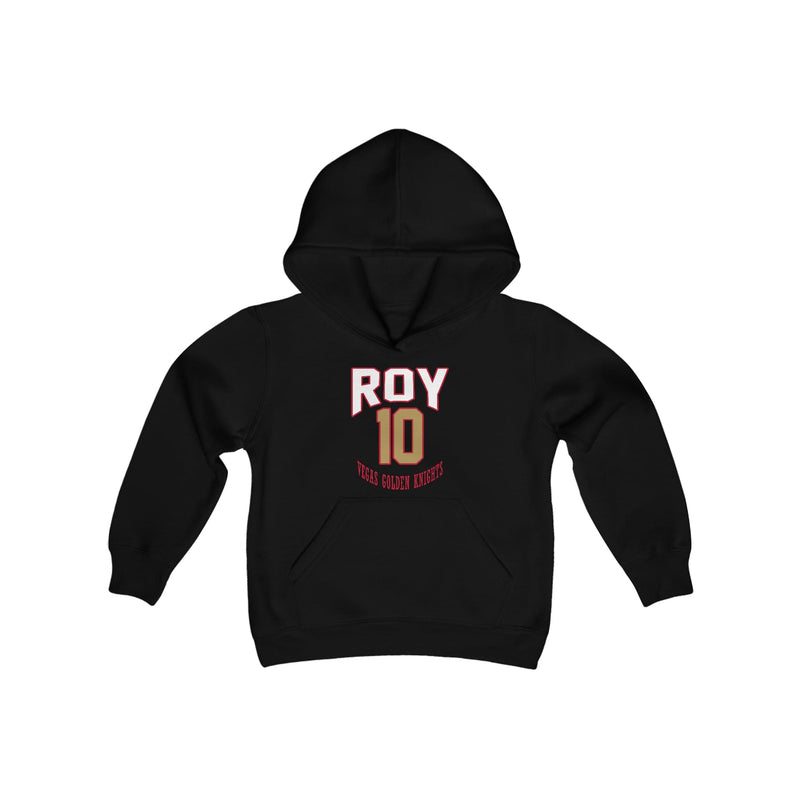 Kids clothes Roy 10 Vegas Golden Knights Retro Youth Hooded Sweatshirt