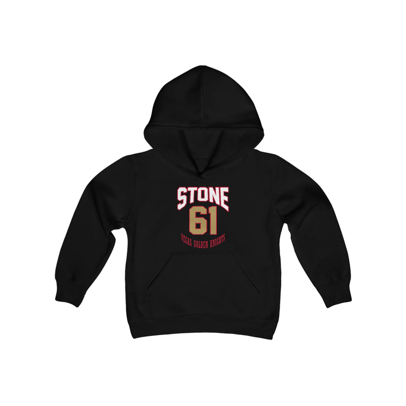 Kids clothes Stone 61 Vegas Golden Knights Retro Youth Hooded Sweatshirt