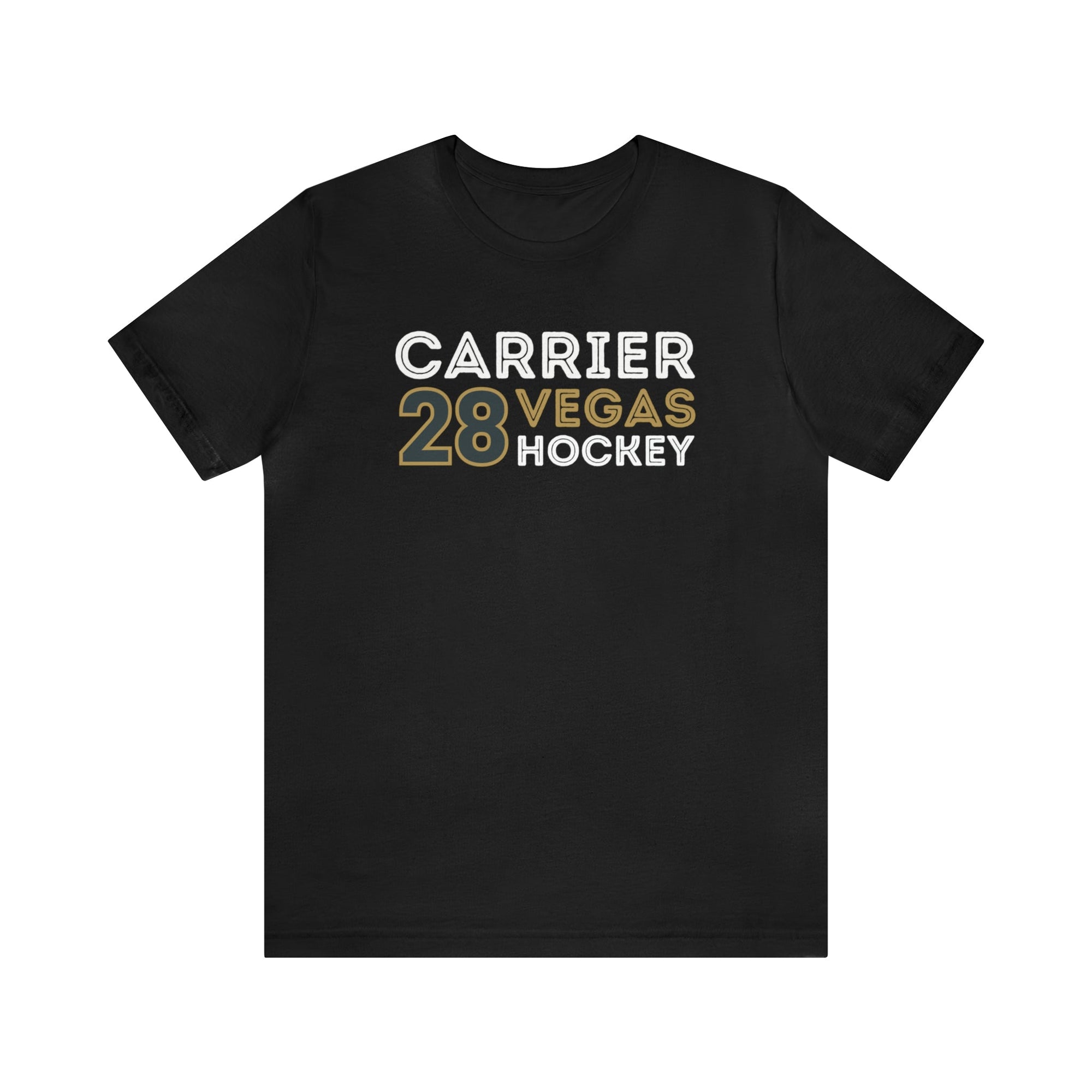 T-Shirt William Carrier T-Shirt 28 Vegas Hockey Grafitti Wall Design Unisex