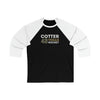 Long-sleeve Cotter 43 Vegas Hockey Grafitti Wall Design Unisex Tri-Blend 3/4 Sleeve Raglan Baseball Shirt