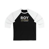 Long-sleeve Roy 10 Vegas Hockey Grafitti Wall Design Unisex Tri-Blend 3/4 Sleeve Raglan Baseball Shirt