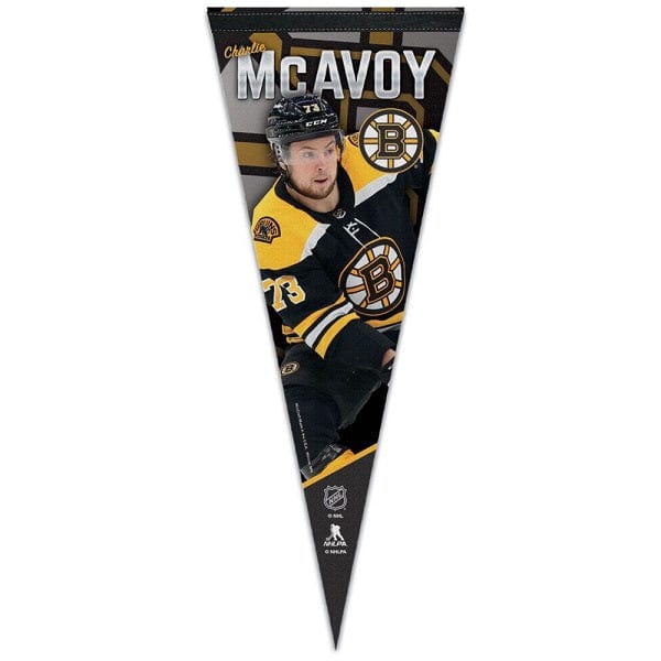 Boston Bruins Charlie McAvoy Premium Vertical Pennant