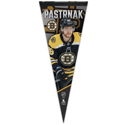 Boston Bruins David Pastrnak Premium Vertical Pennant