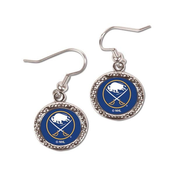 Buffalo Sabres Logo Dangle Earrings