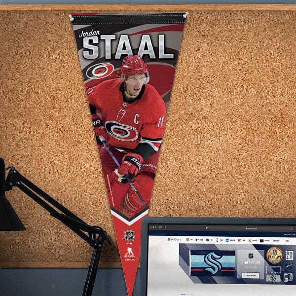 Carolina Hurricanes Jordan Staal Premium Vertical Pennant