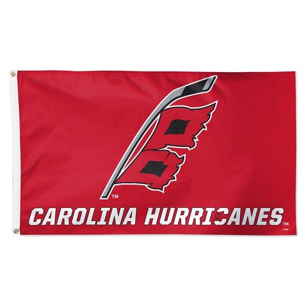 Carolina Hurricanes Secondary Logo Deluxe Flag, 3x5 Feet