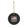 Home Decor Gave Proof Through The Knight Ceramic Ornament, 4 Shapes