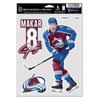 Colorado Avalanche Cale Makar Multi-Use Decal, 3 Pack