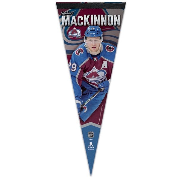 Colorado Avalanche Nathan MacKinnon Premium Vertical Pennant