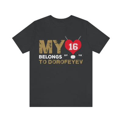 T-Shirt My Heart Belongs To Dorofeyev Unisex Jersey Tee