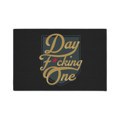 Home Decor "Day F*cking One" Heavy Duty Floor Mat