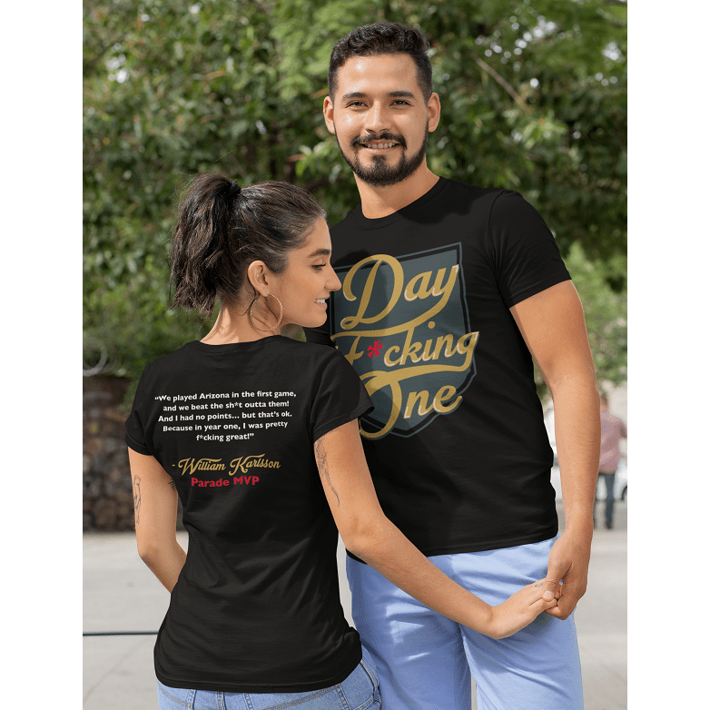 zum goldenen handschuh t-shirt Day F*cking One" William Karlsson Parade MVP Vegas Golden Knights Uni