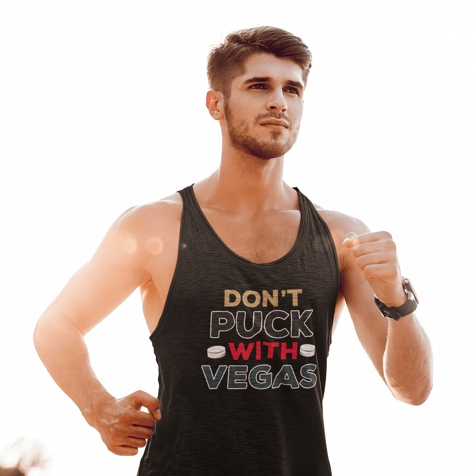 Tank Top "Don't Puck With Vegas" Unisex Jersey Tank Top