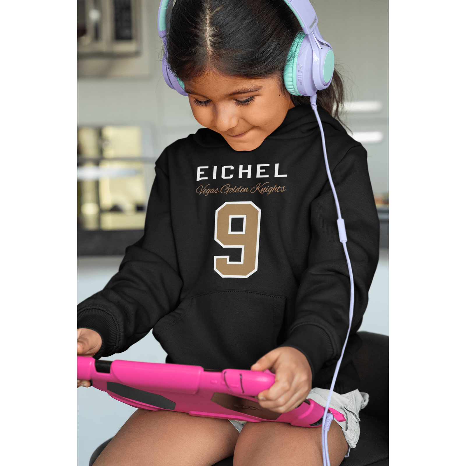 Kids clothes Eichel 9 Vegas Golden Knights Youth Hooded Sweatshirt