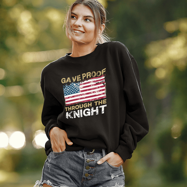 Sweatshirt "Gave Proof Through The Knight" Unisex Crewneck Sweatshirt
