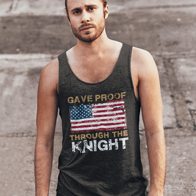 Tank Top "Gave Proof Through The Knight" Unisex Tank Top