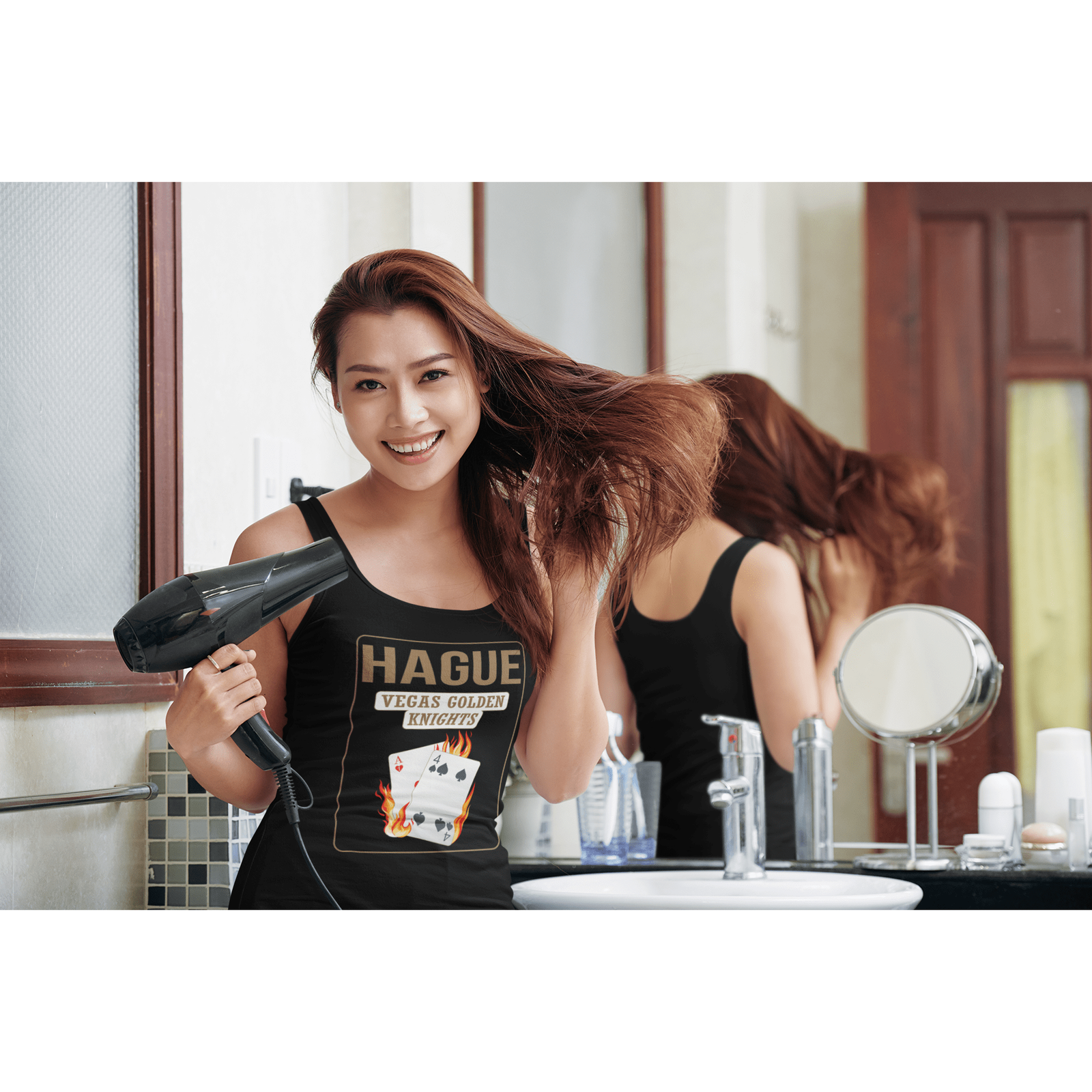 Tank Top Hague 14 Poker Cards Women's Ideal Racerback Tank Top