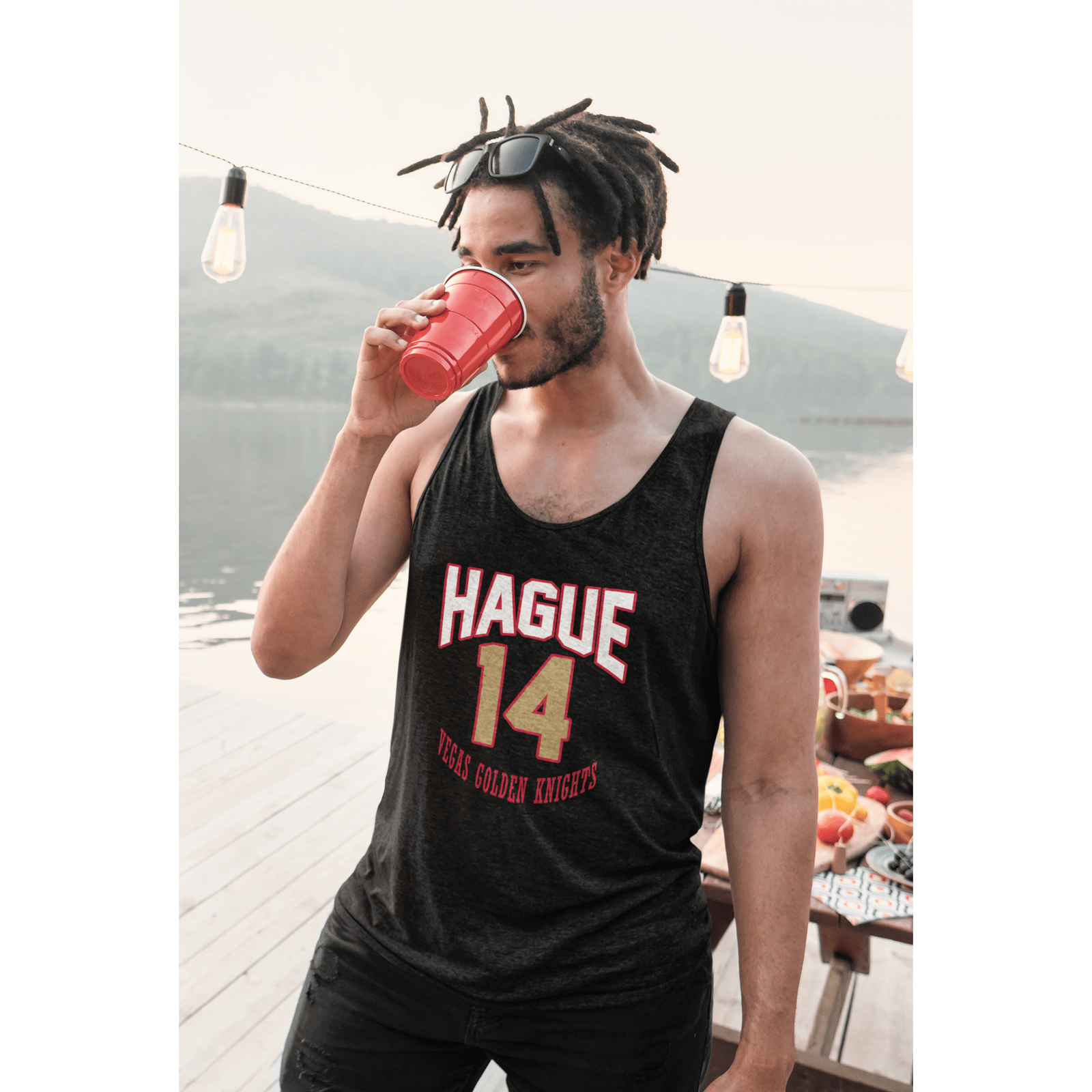 Tank Top Hague 14 Vegas Golden Knights Retro Unisex Jersey Tank Top