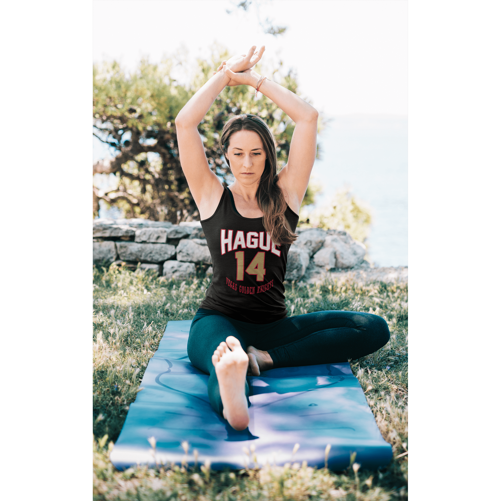 Tank Top Hague 14 Vegas Golden Knights Retro Women's Ideal Racerback Tank Top