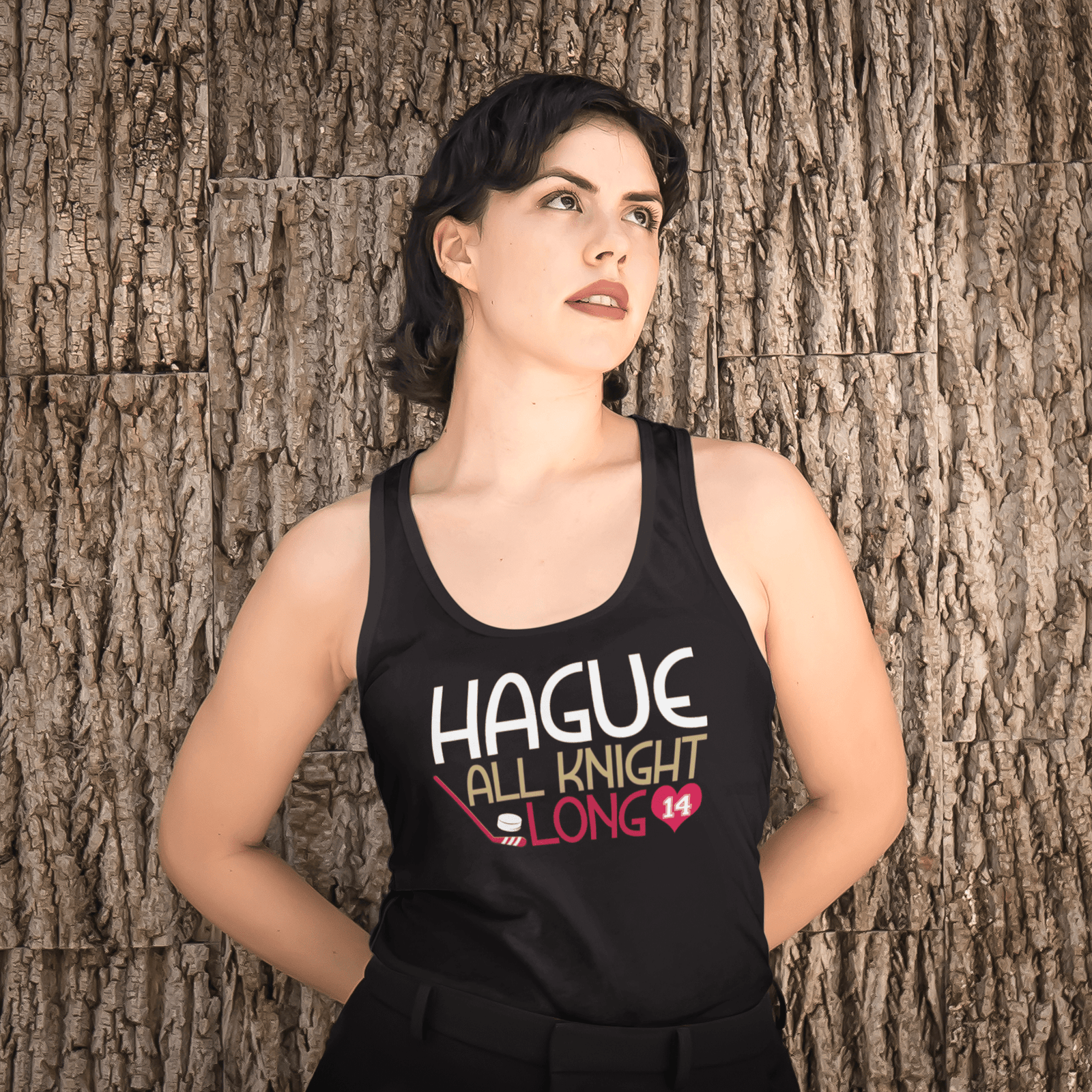 Tank Top Hague All Knight Long Women's Ideal Racerback Tank Top