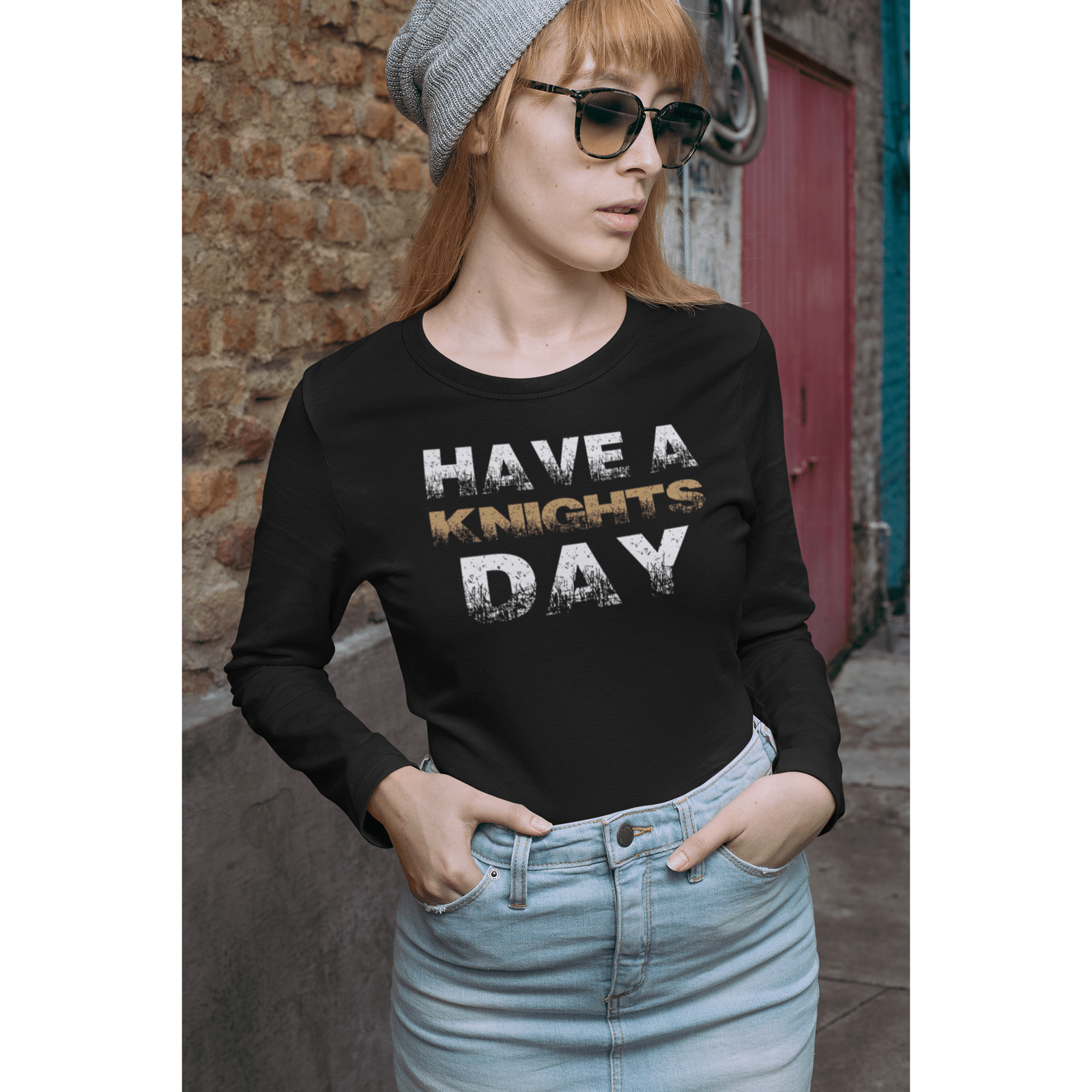 Long-sleeve "Have A Knights Day" Unisex Jersey Long Sleeve Shirt