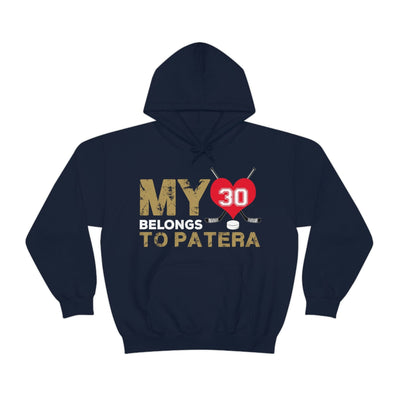 Hoodie My Heart Belongs To Patera Vegas Hockey Unisex Hooded Sweatshirt