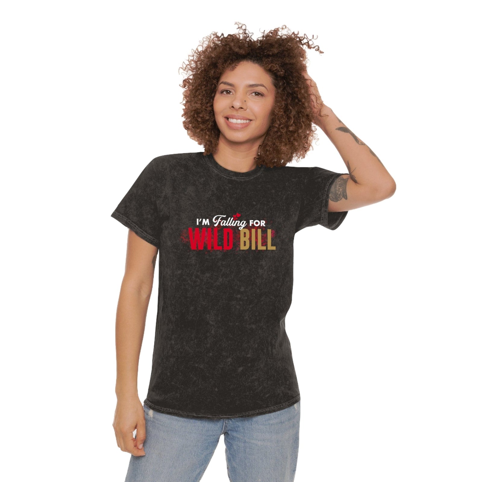 T-Shirt "I'm Falling For Wild Bill" William Karlsson Unisex Mineral Wash T-Shirt