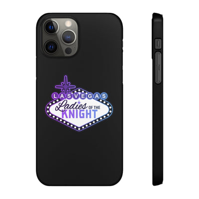 Phone Case Ladies Of The Knight Gradient Colors Snap Phone Case In Black