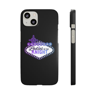 Phone Case Ladies Of The Knight Gradient Colors Snap Phone Case In Black