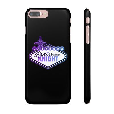 Phone Case Ladies Of The Knight Gradient Colors Snap Phone Case In Black