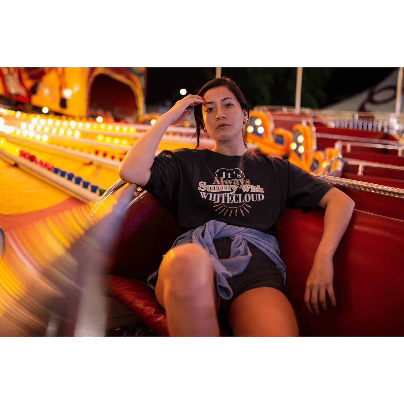 T-Shirt "It's Always Sunny With Whitecloud" Unisex Jersey Tee