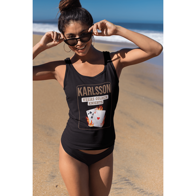 Tank Top Karlsson 71 Poker Cards Women's Ideal Racerback Tank Top