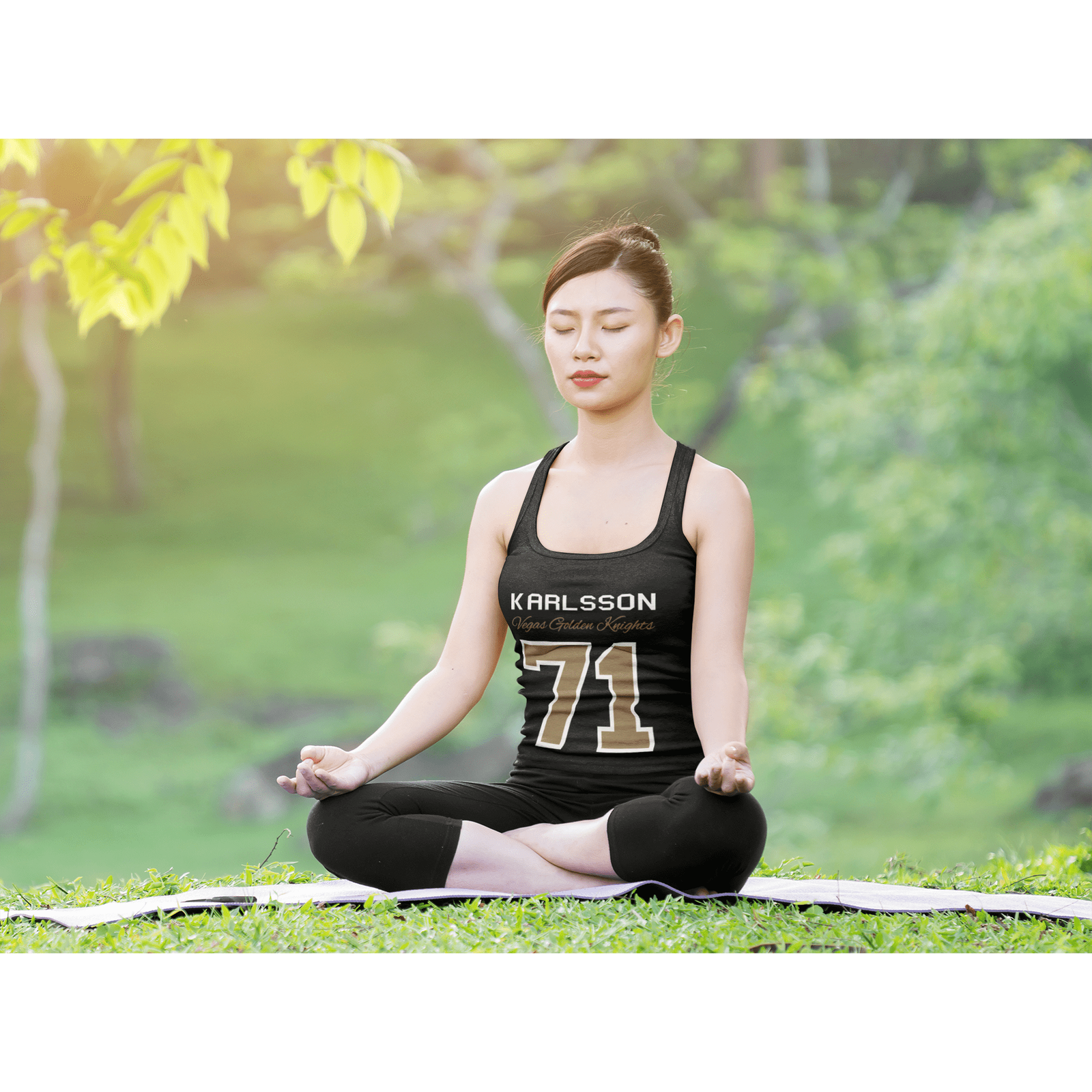 Tank Top Karlsson 71 Vegas Golden Knights Women's Ideal Racerback Tank Top