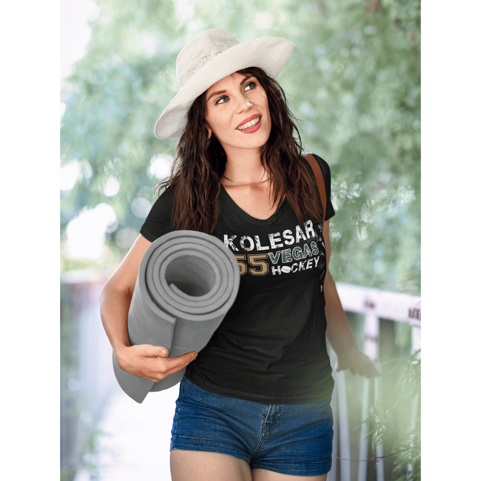 V-neck Kolesar 55 Vegas Hockey Unisex V-Neck Tee