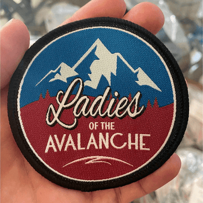 Ladies Of The Avalanche Embroidered Patch