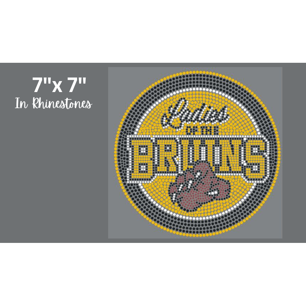 Ladies of the Bruins Bling Rhinestone Transfer