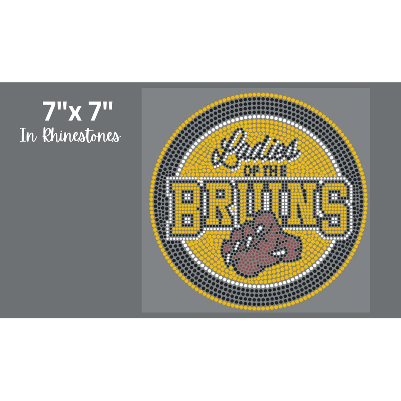 Ladies of the Bruins Bling Rhinestone Transfer
